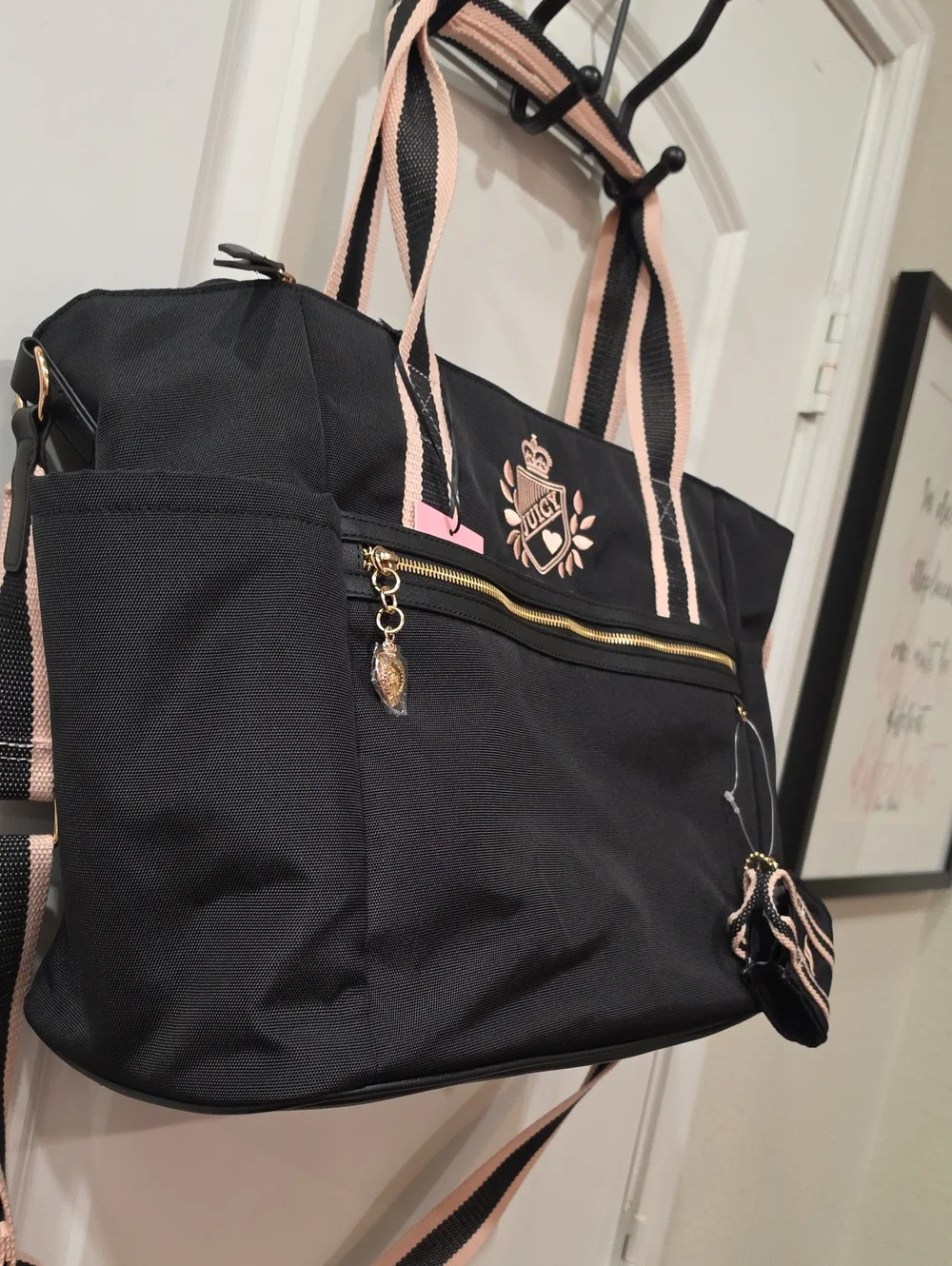 Juicy Couture Juicy Prep School Weekender Bag- Liquorice